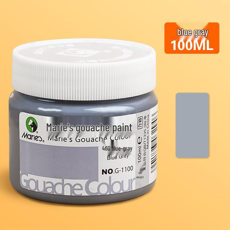 Mali 24-Color Children's Gouache Paint Set, 100ml Washable Art Supplies for Students
