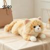 Soft Cuddly Kitten Pillow Lifelike Ragdoll Cat Plush Toy, Realistic Stuffed Animal for Sleeping, Skin Friendly Fabric 45cm Fluffy Pillow, Comfort