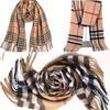 Soft Scarf Comfortable Large Scarf for Classic Plaid Unisex Gift [Anuoktrolt] Students, Adults, Shawl,