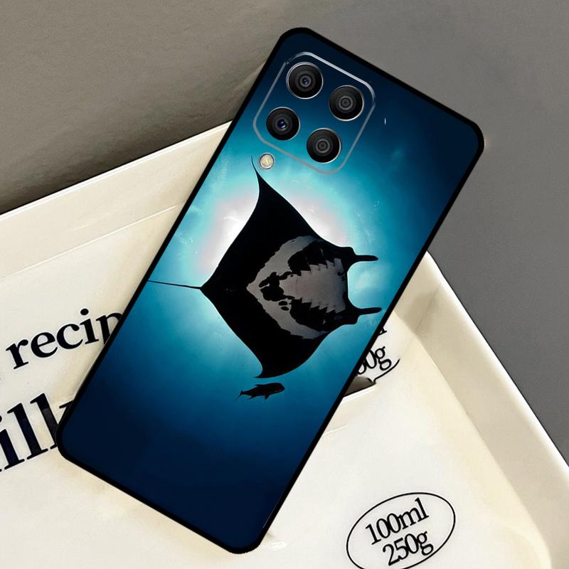 Animal Manta Ray Case For Samsung Galaxy M15 M55 M12 M13 M14 M54 M23 M16 M11 M21 M31 M20 M34 M52 M32 M36 M56