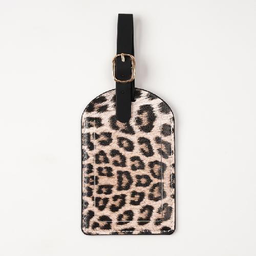 Leopard Print PU Leather Passport Holder Case Travel Luggage Tags Pasport Protective Cover Travel Accessories for Women Men