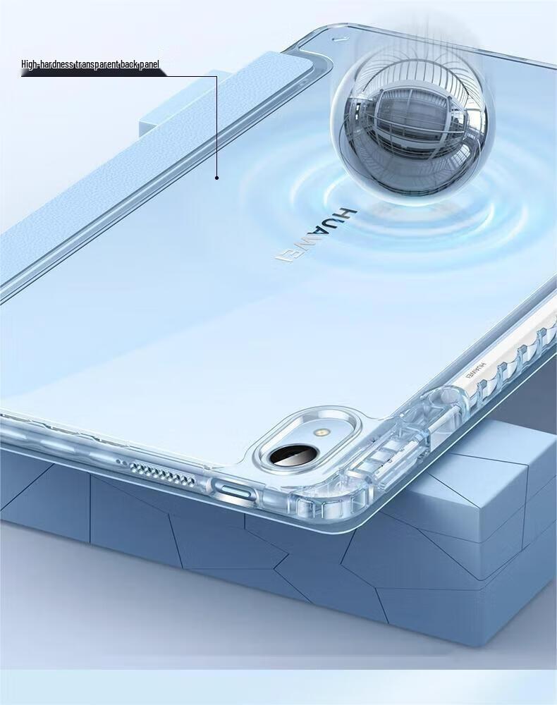 Protective Acrylic Case with Pen Slot for Huawei MatePad 11.5s Tablet - Anti-Bend 11" Shell
