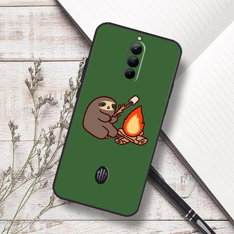 Sloth Animal Cute Case For ZTE Nubia RedMagic 10 Air 5G 6 7 6S 7S Pro RedMagic 10S 9S 8S 8 9 10 Pro Plus Cover