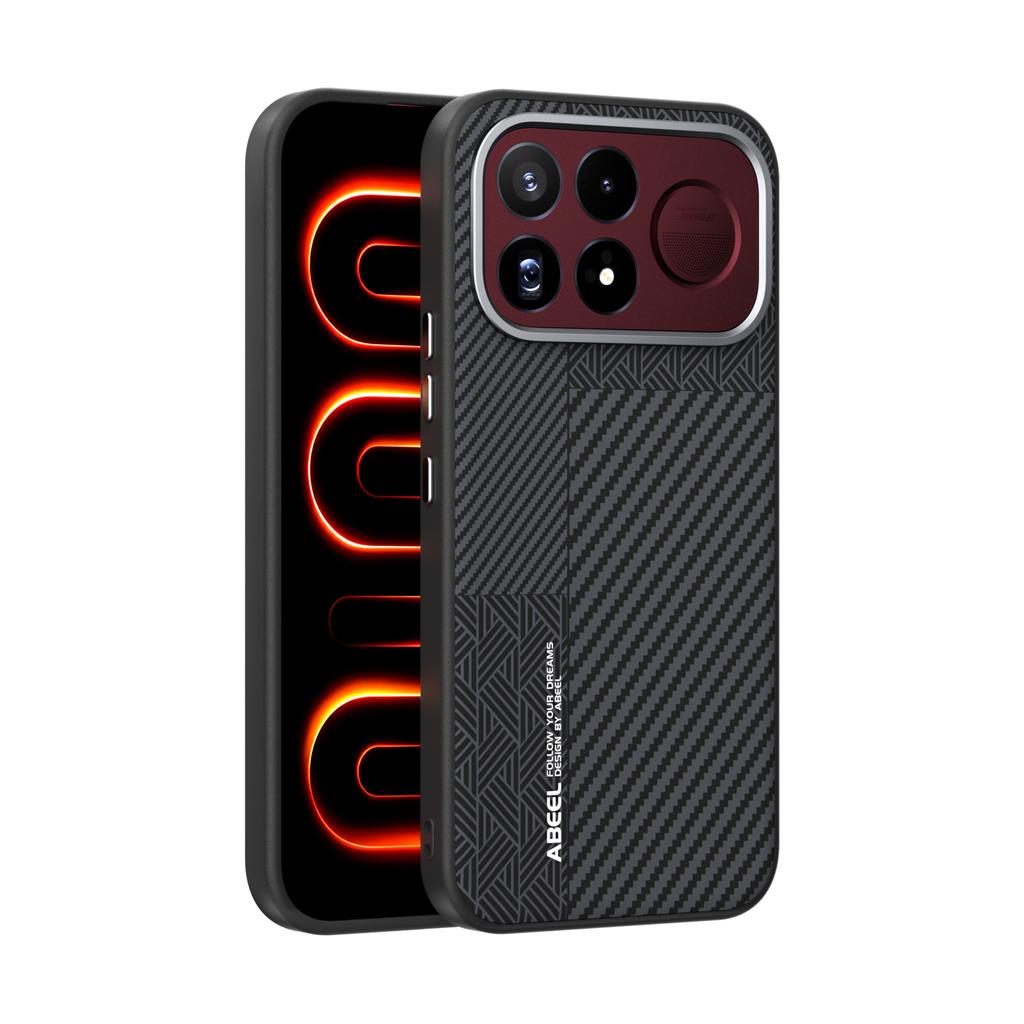 Kevlar Carbon Fiber Texture Magnetic Phone Case for Xiaomi Poco F9 Ultra F8 Pro K100 Pro MAX Hard Shockproof Anti Scratch Protective Cover