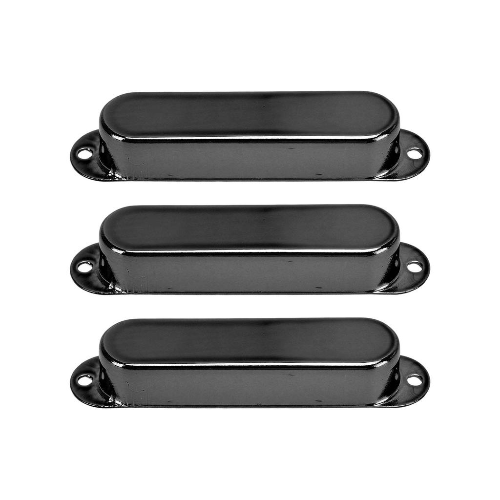 3Pcs Electric Guitar Single Coil Pickup Cover Copper Instrument Accessory Set Kit