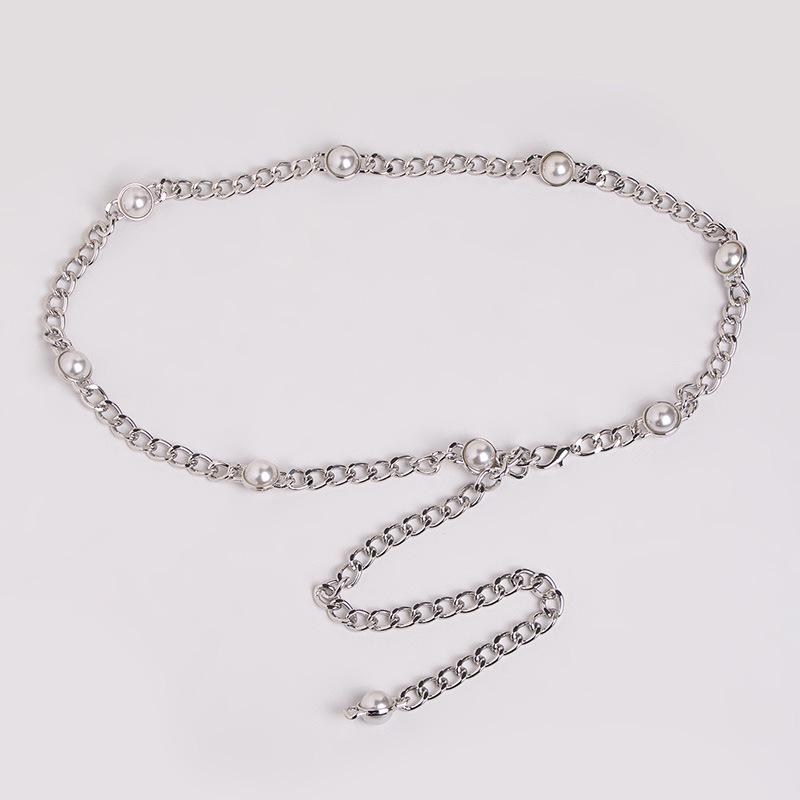 Exquisite Women's Pearl Waist Chain - Elegant Fashion Accessory