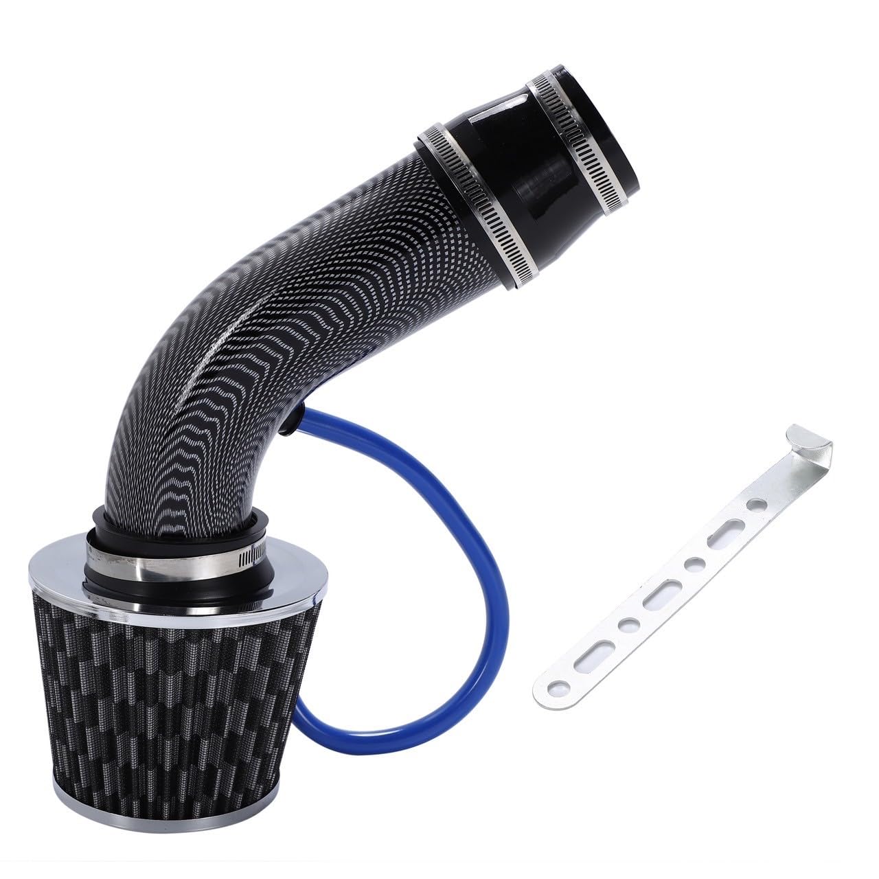 

Kanoan Воздушный фильтр 76 мм Впускной Автомобильный фильтр Алюминиевый Воздухозаборник Высокое Охлаждение Двигателя Впуск Воздуха Впускной Патрубок Комплект Волокно, Диаметр, Патрубок, Очиститель, Патрубок,