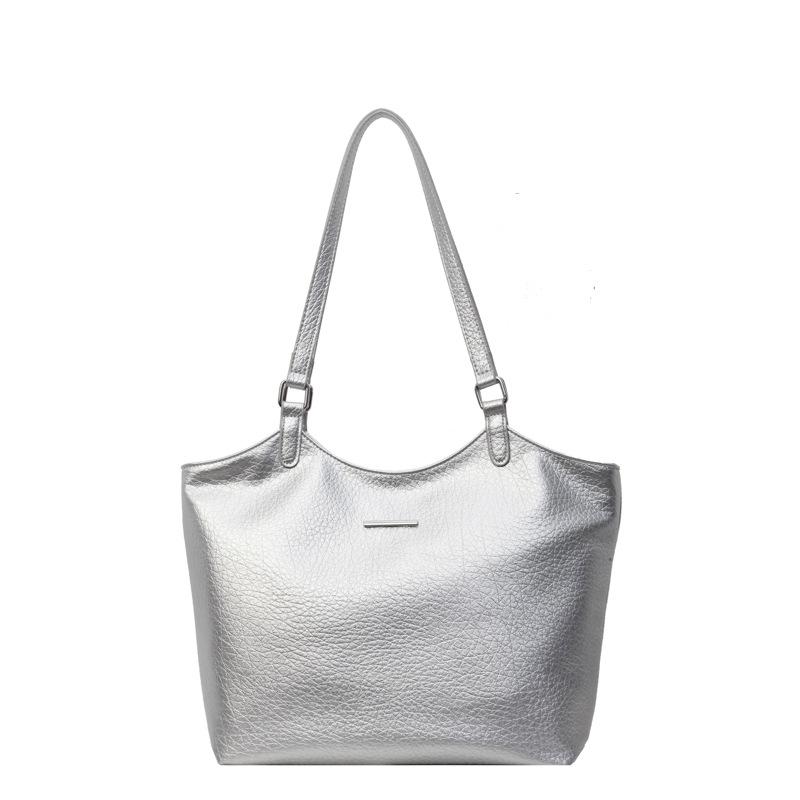 Retro handbag bag texture large capacity women's bag new simple commuter bag fashion shoulder armpit bag