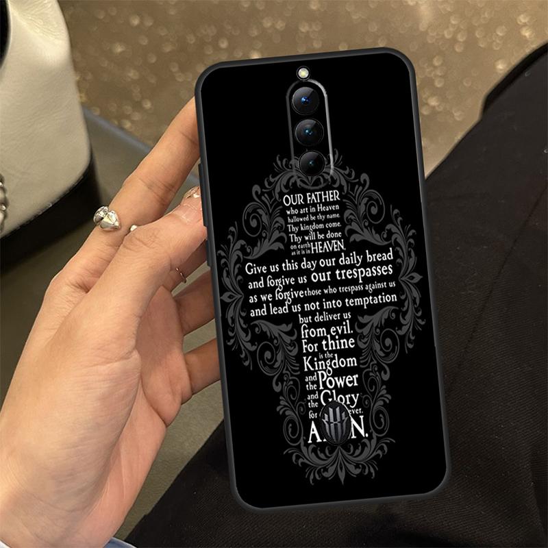 Christianity Lord Prayer Case For ZTE Nubia RedMagic 10 Air 6 7 6S 7S Pro RedMagic 10S 9S 8S 8 9 10 11 Pro Plus Cover