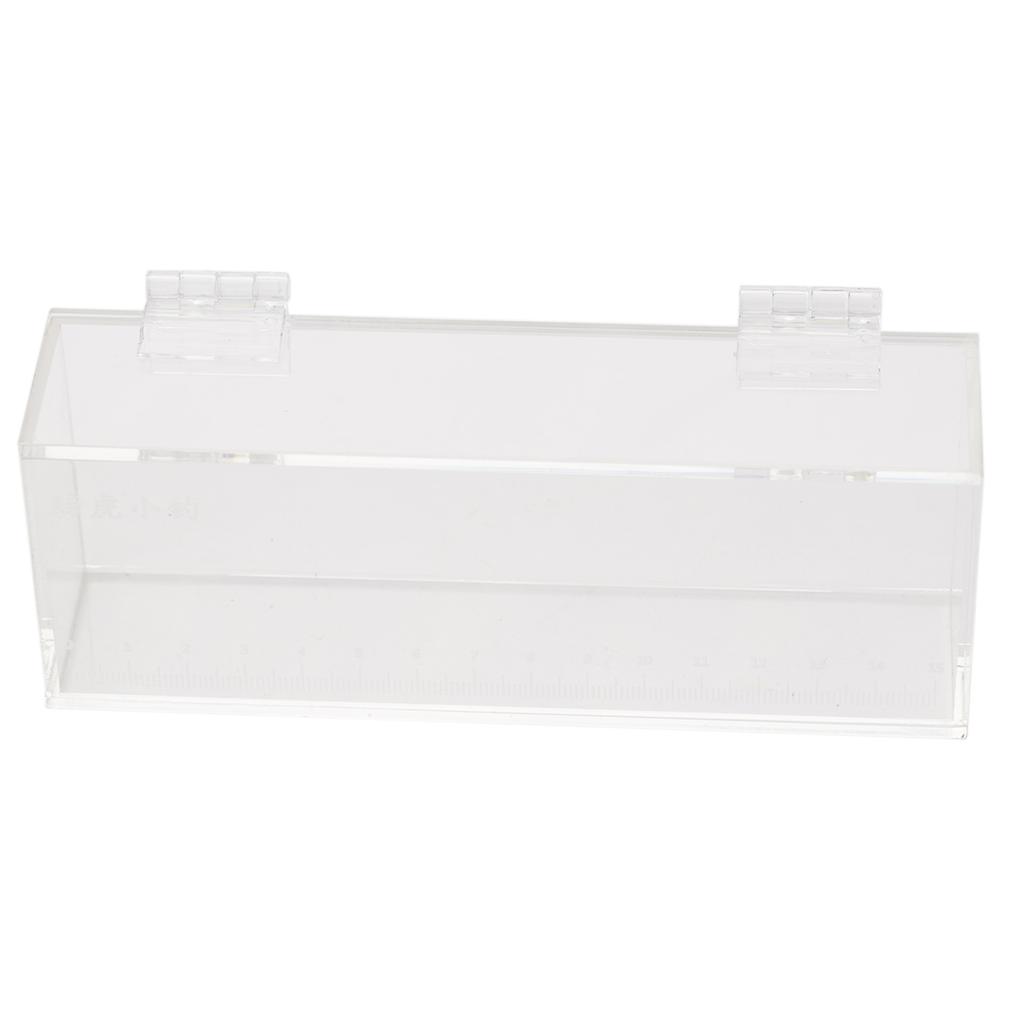 1pc Fish Viewing Box High Clear With Scale Fish Box Fish Tank For Bitterling Gobies Home Aquariums Acrylic Fish Viewing Box
