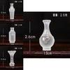 Resin Miniature Noctilucent Flower Vase For Home Decor Gift Ideas