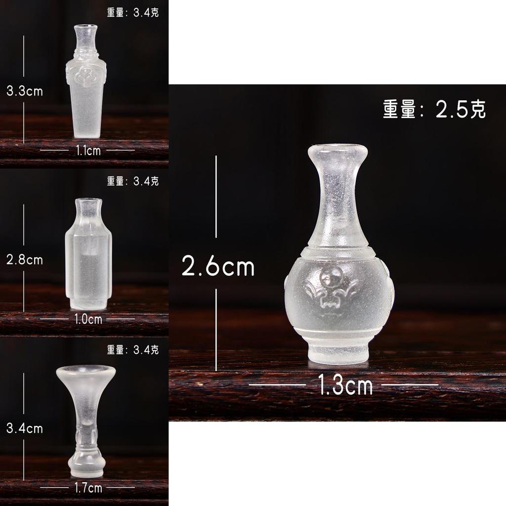Resin Miniature Noctilucent Flower Vase For Home Decor Gift Ideas