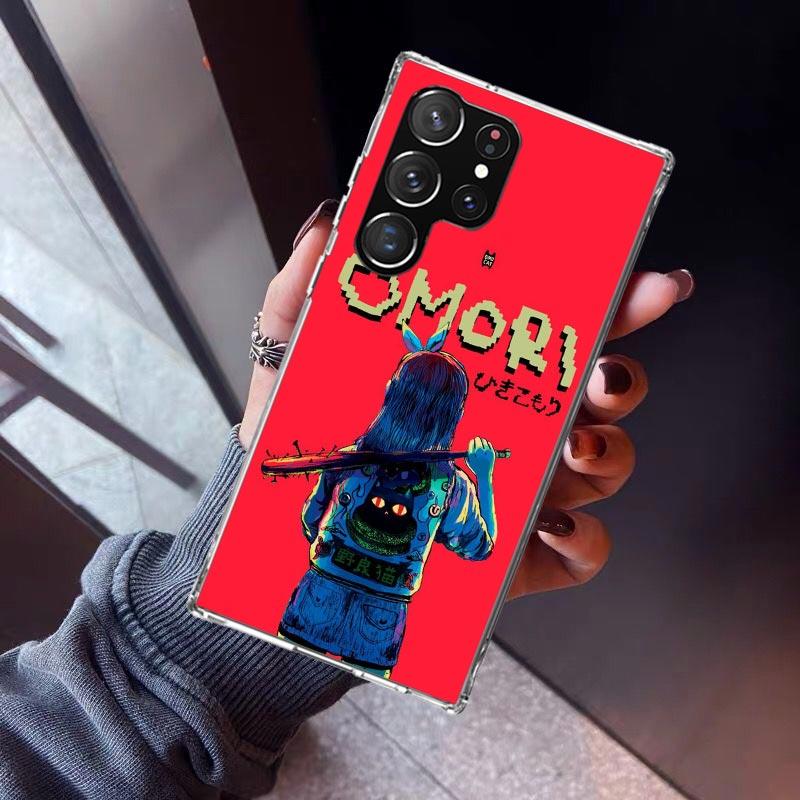 Game O-Omori Cartoon Phone Case For Samsung Galaxy S23 S24 S25 Edge S26 Ultra S22 + S21 Plus S20 FE Cover Silicone Print Shell G