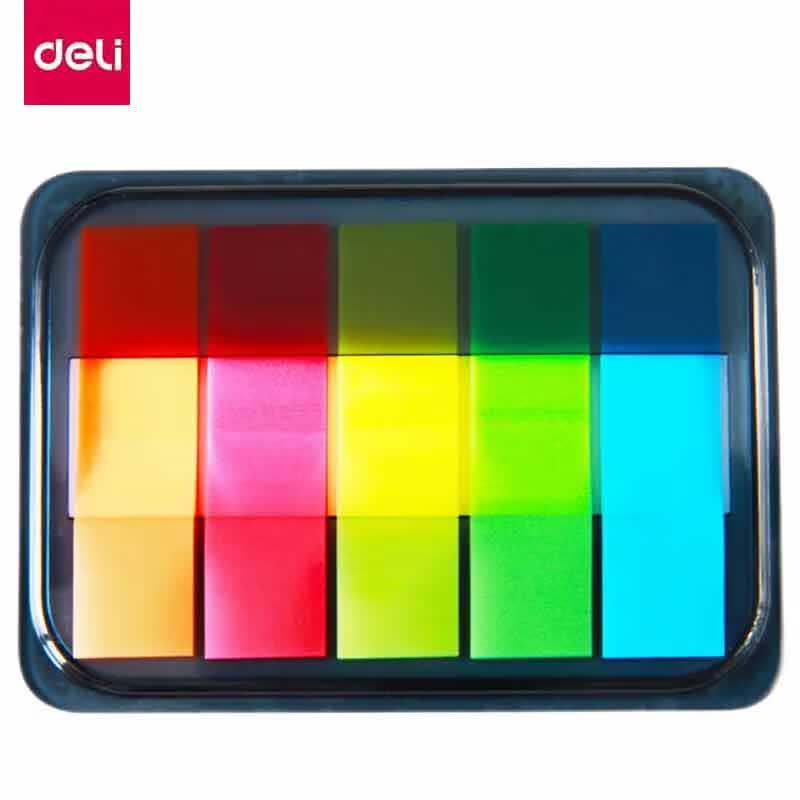 Deli Fluorescent Film Index Tabs