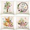 Easter Pillowcase Holiday Decoration Pillowcase Sofa Cushion Pillowcase