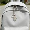 1PC Acrylic Cute Keychains Cats 2D Flat Backpack Ornament Accessories Cat Key Rings Creative Animal Key Holders Funny