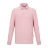 FERRAROMILANO Cp Vertical Ribbed Y-Collar T-Shirt Pink (Amsftty10173)