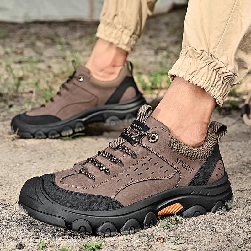 Men's Hiking Shoes Autumn Outdoor Walking Sneakers Plus Size 46 Non-slip Climbing Trekking Shoes Man Work Shoes Tenis Masculino