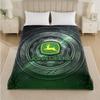 John Deere Print Flanelldecke Gemütliche Leichte Plüschdecke für Bett Sofa Haushalt