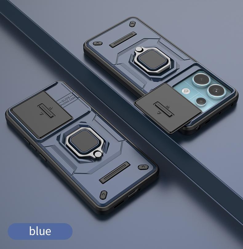 Shockproof Case For Xiaomi Redmi Note 12 13 Pro 12S 13C POCO X5 F5 F6 X6 M6 Pro C65 C75 Phone Cover Slide Lens Camera Back Coque