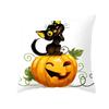 Halloween decorative cushion funny cat pillow sleeve is suitable for home living room sofa waist cushion bedroom decoration