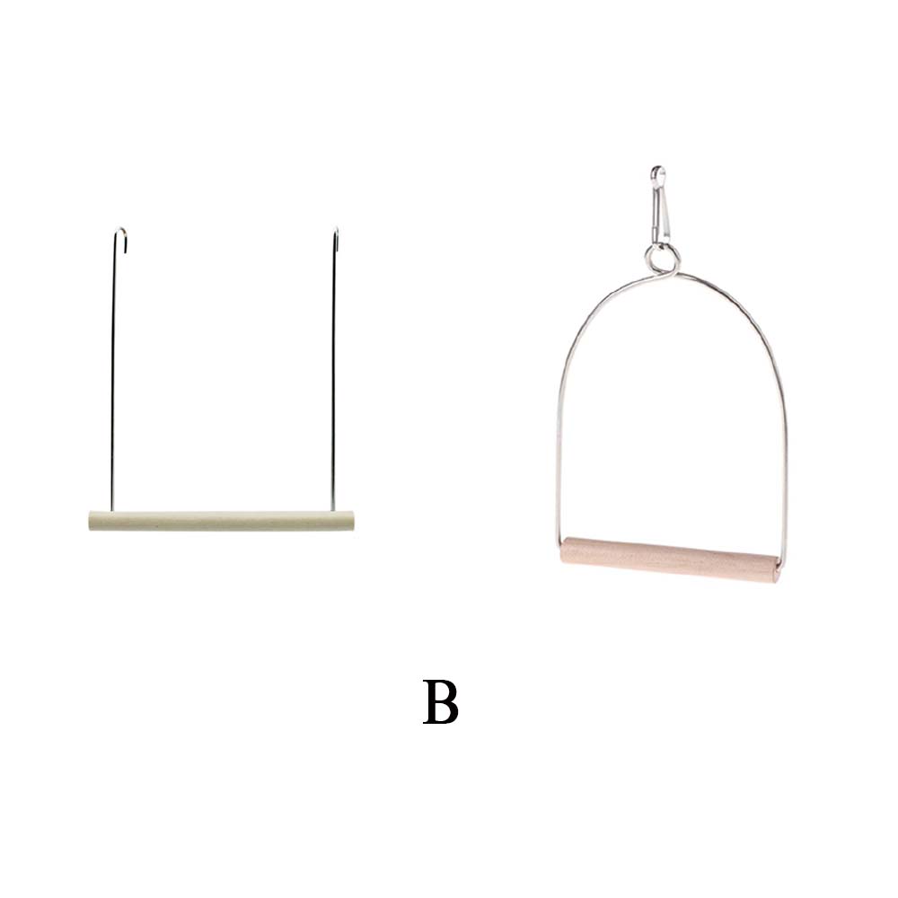 Parrots Swing Hanging Swings Toy Bird Supplies Bird Stand Parrots Swing Toy Hammock Birds Perch