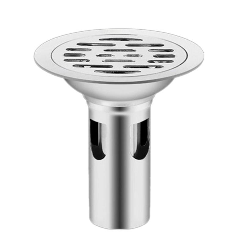 Quick Drain Stainless Steel Floor Strainer Odor Resistant Drain Cover Floor Drainer Strainer for Kitchen & Bathroom
