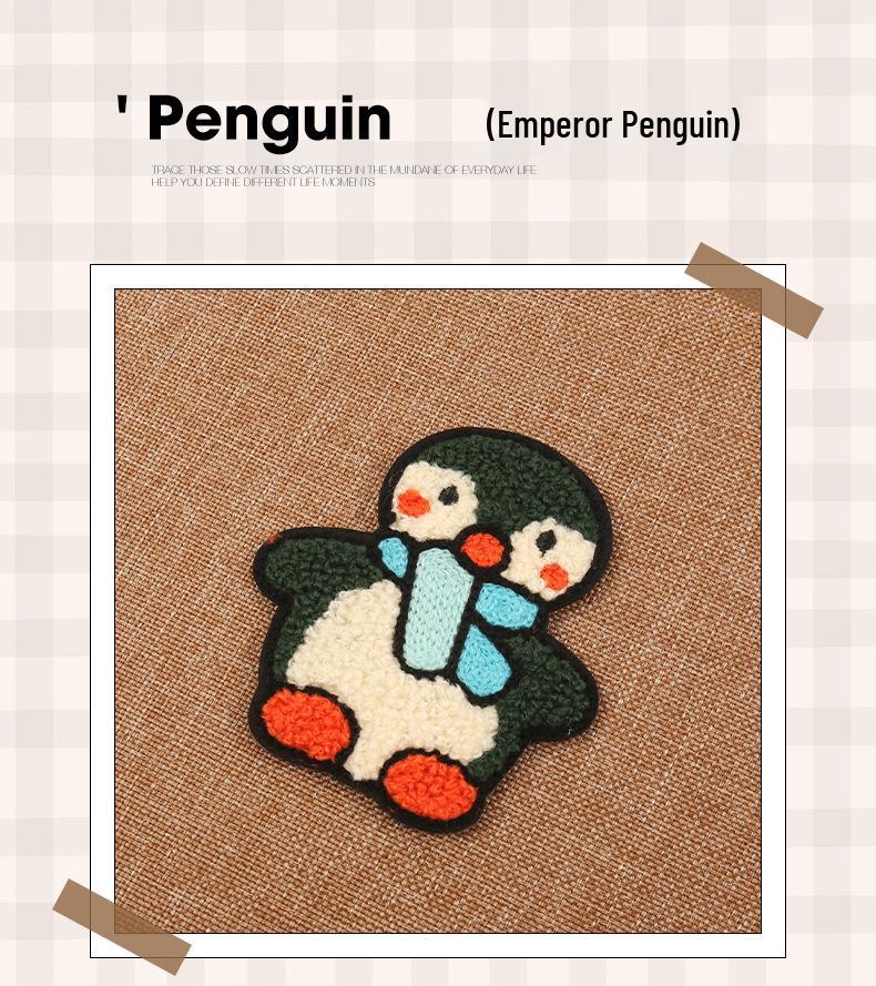 All-Season Penguin Cartoon Seat Cushion for Peugeot 408, 408X, 508, 4008 - Cotton Linen Design for Women