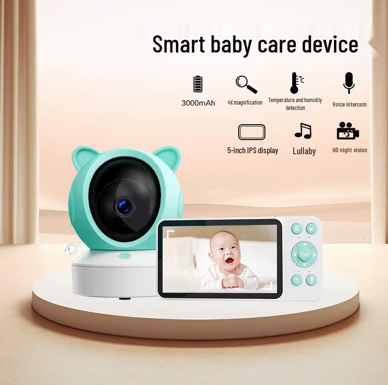 Tuya 5" WiFi Baby Monitor with Voice Intercom