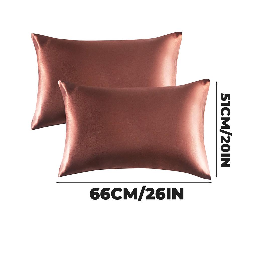 Household Washed Silk Satin Pillowcase Soft And Comfortable Pillowcase