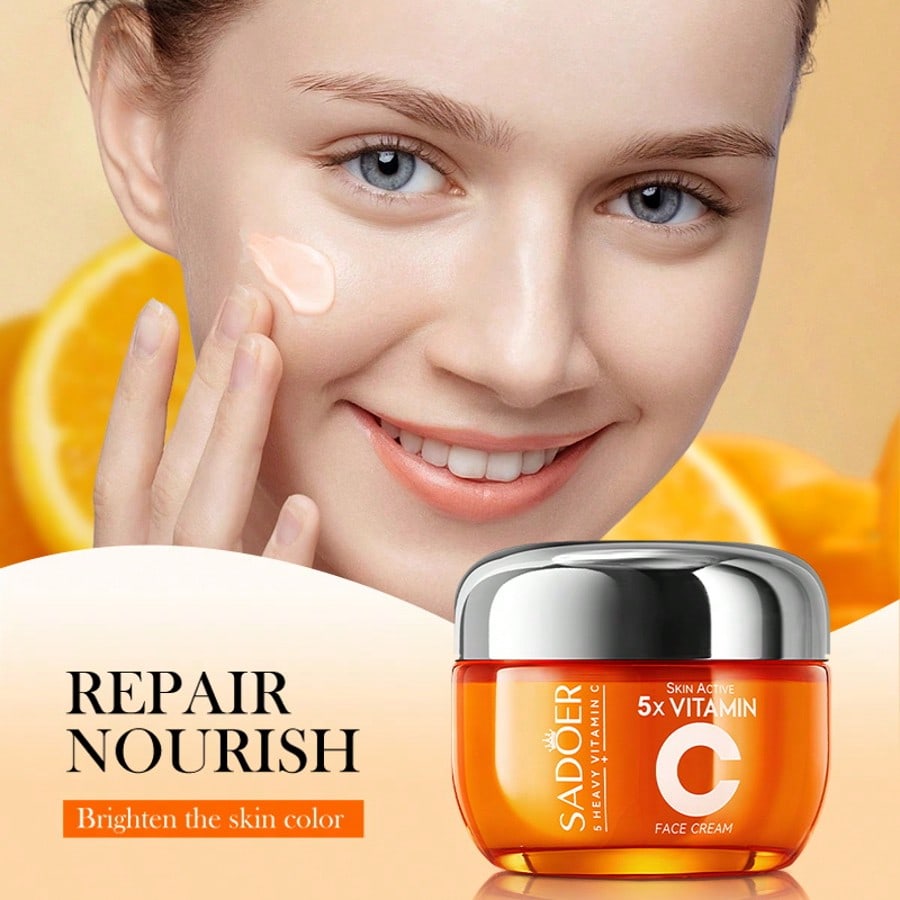 1PC Five-Layer Vitamin C Cream, Firming, Moisturizing, Hydrating And Softening The Skin Restore Skin