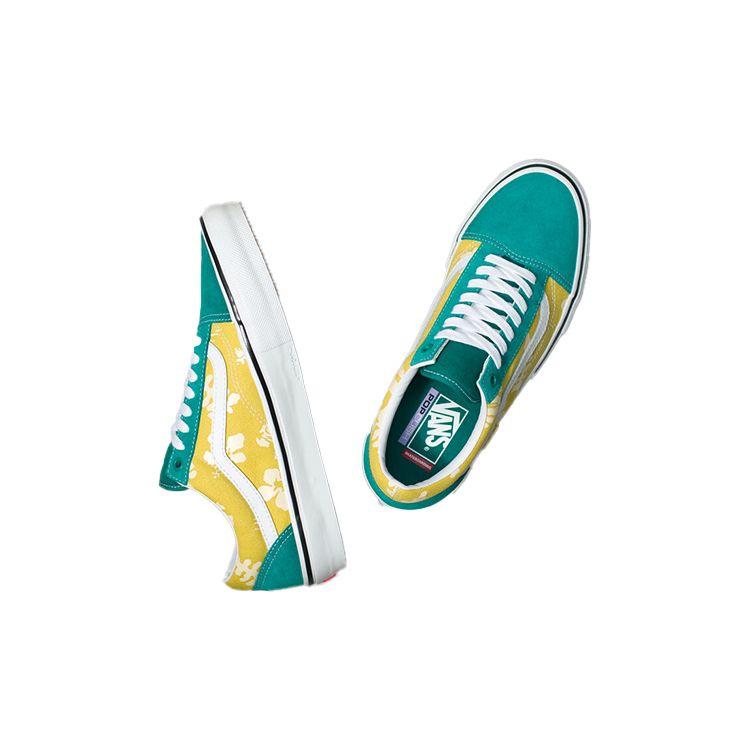Vans Unisex Skate Old Skool Low-top Skate Sneakers Marine Gold VN0A5FCB3LA