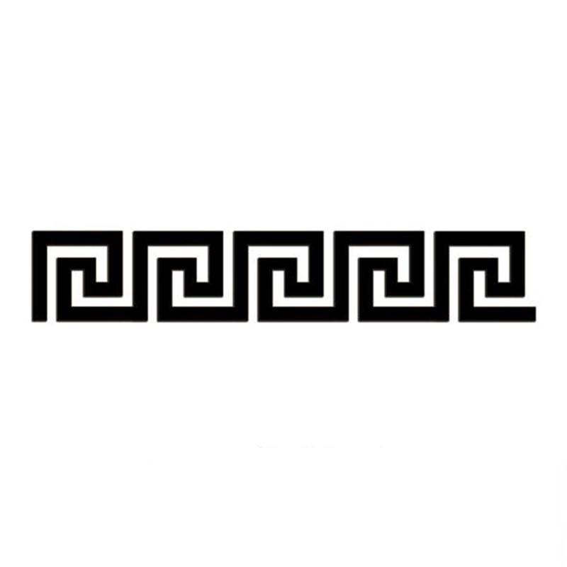 30Pcs 5*5cm  Mirror Sticker 3D Waist Line Building Border Acrylic Mirror Wall Stickers for Living Room Home Decor