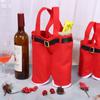 Suspender Trousers Non-woven Wine Bottle Holder Candy Bag Xmas Gift Bags Santa Claus Pants