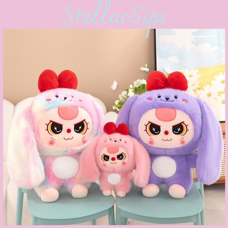 Long Rabbit Ears Baby Plush Toy Cartoon Stuffed Doll Decoration Kids Gift Cute
