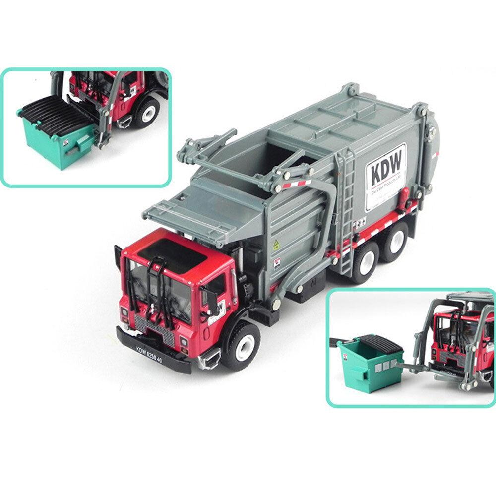 1/24 Scale Alloy Transporter Garbage Vehicle Truck Diecast Car Model Toys Gift