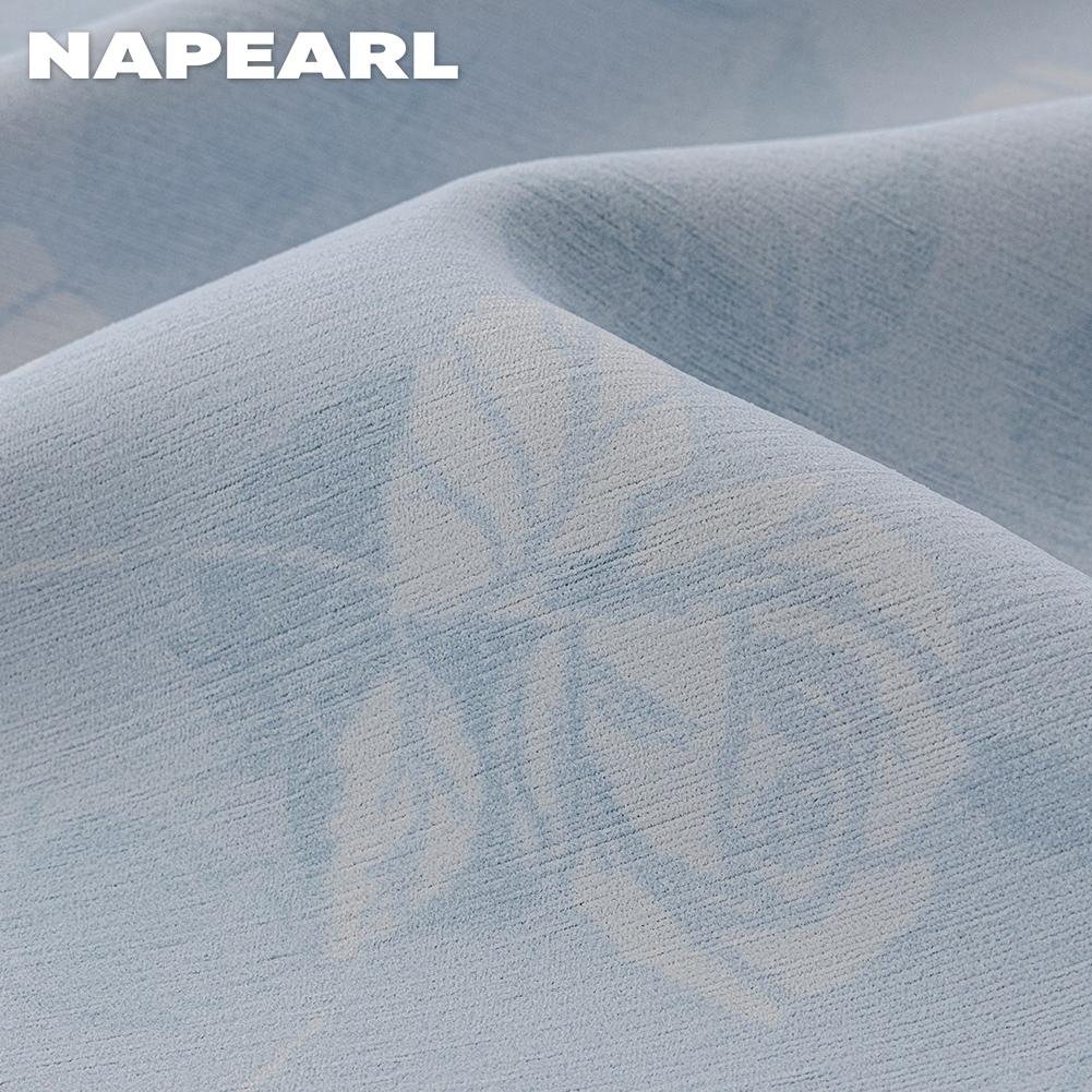 1PC NAPEARL Vintage Elegant Rose Blackout Curtains, French Countryside Style Thick Curtains for Bedroom Living Room Home Decor