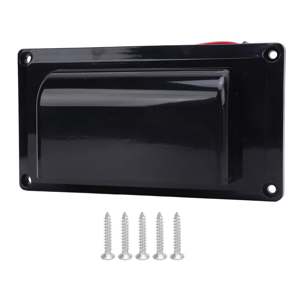 RV Side Vent Fan 12V 6W Motorhome Ventilation Exhaust Fan with Rainproof Cover for RV Trailer Bathroom Kitchen