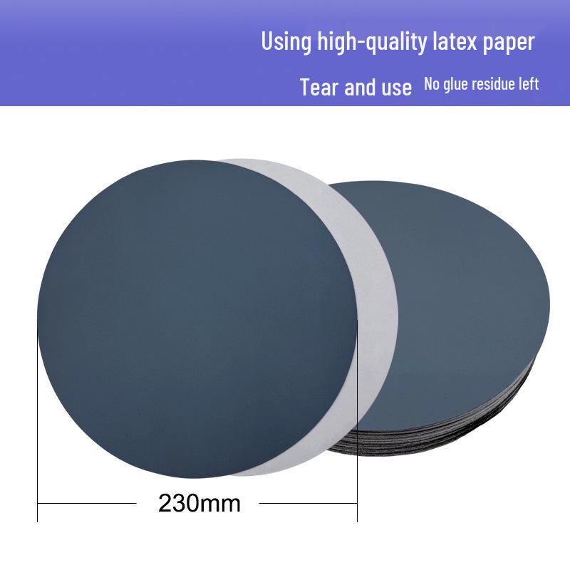 9" Ultra-Fine Wet Sanding Metallographic Adhesive Sandpaper, 230mm Round