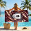 Burnley Football Beach Towel Soft Microfiber Summer Towel Quick Dry Absorbent Towel for Beach Swimming Pool Travel