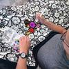 Plush Material Paint Your Own Blanket 12/24 Color Pens Colorful Blanket  for Girlfriend Mom