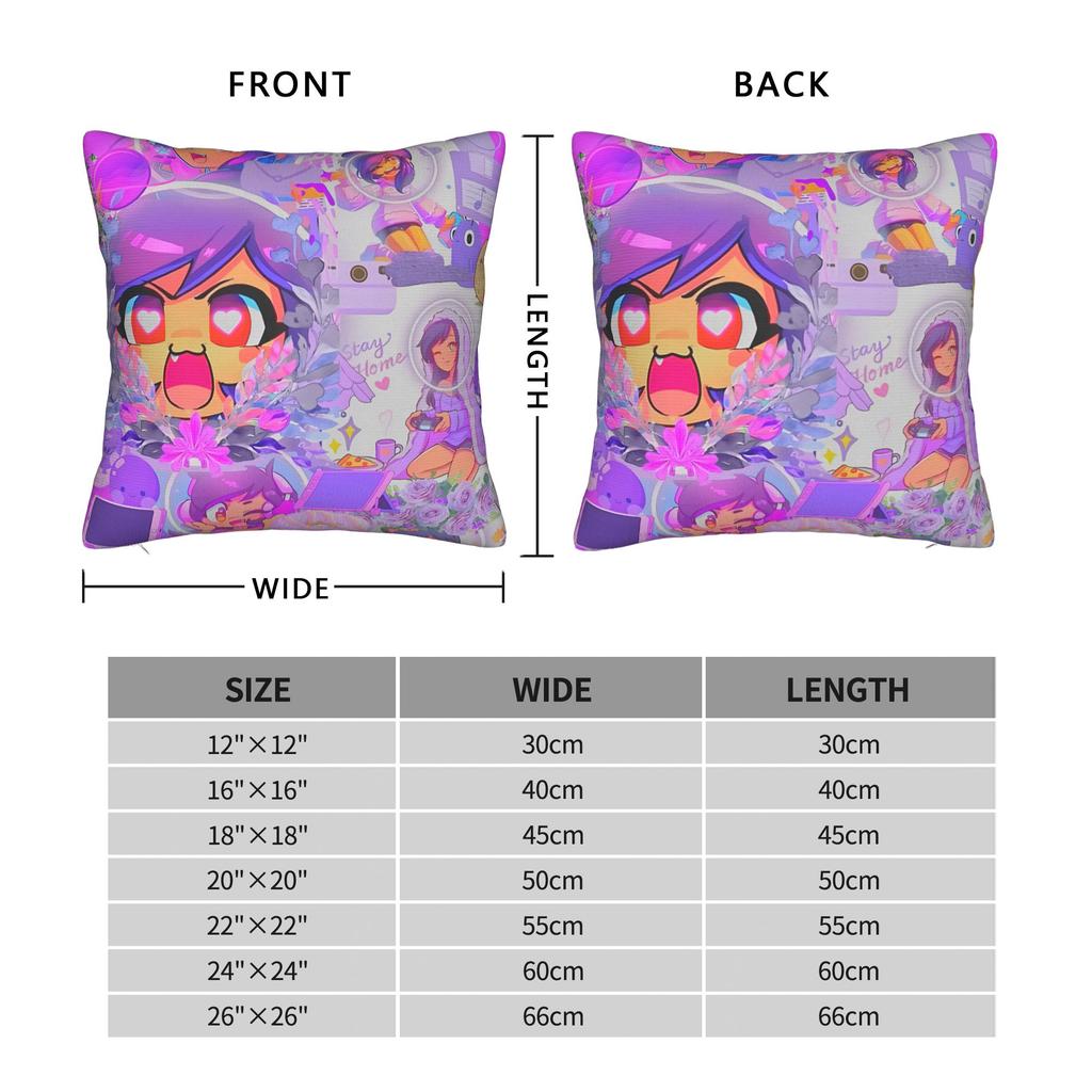 Pillow Cover Playful Aphmau Casual Outfit Art Vintage Pillow Case For Wedding Party Home Decor Pillowcases