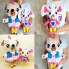 Snuggly Chip And Potato Plush Toy Set Pug Mouse Doll