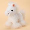 New 20Cm Cute Handmade Horse Plush Toys Stuffed Lifelike Long Hair Horse Doll Halloween Christmas Gift  Children'S Birthday Gift
