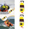 Floating Rope Life Saving Equipment Portable Rescuing Water Rope for Canoeing Boating Yacht Sailing Swimming Kayaking