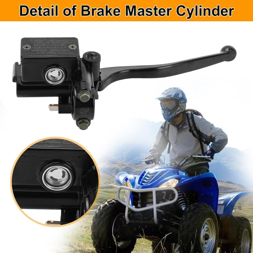 M MATI Front Brake Master Cylinder For Yamaha ATV Banshee Big Bear Grizzly Kodiak Warrior Wolverine YFZ YFM 350 400 2GU-25870-10-00