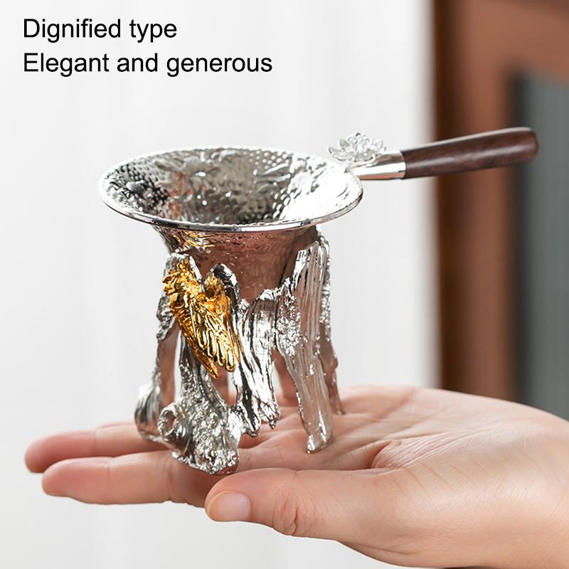 Metal Mesh Tea Strainer Stainless Steel Filter Sieve Teaware Lace Tea Drain Useful Tea Infusers Kitchen Accessories