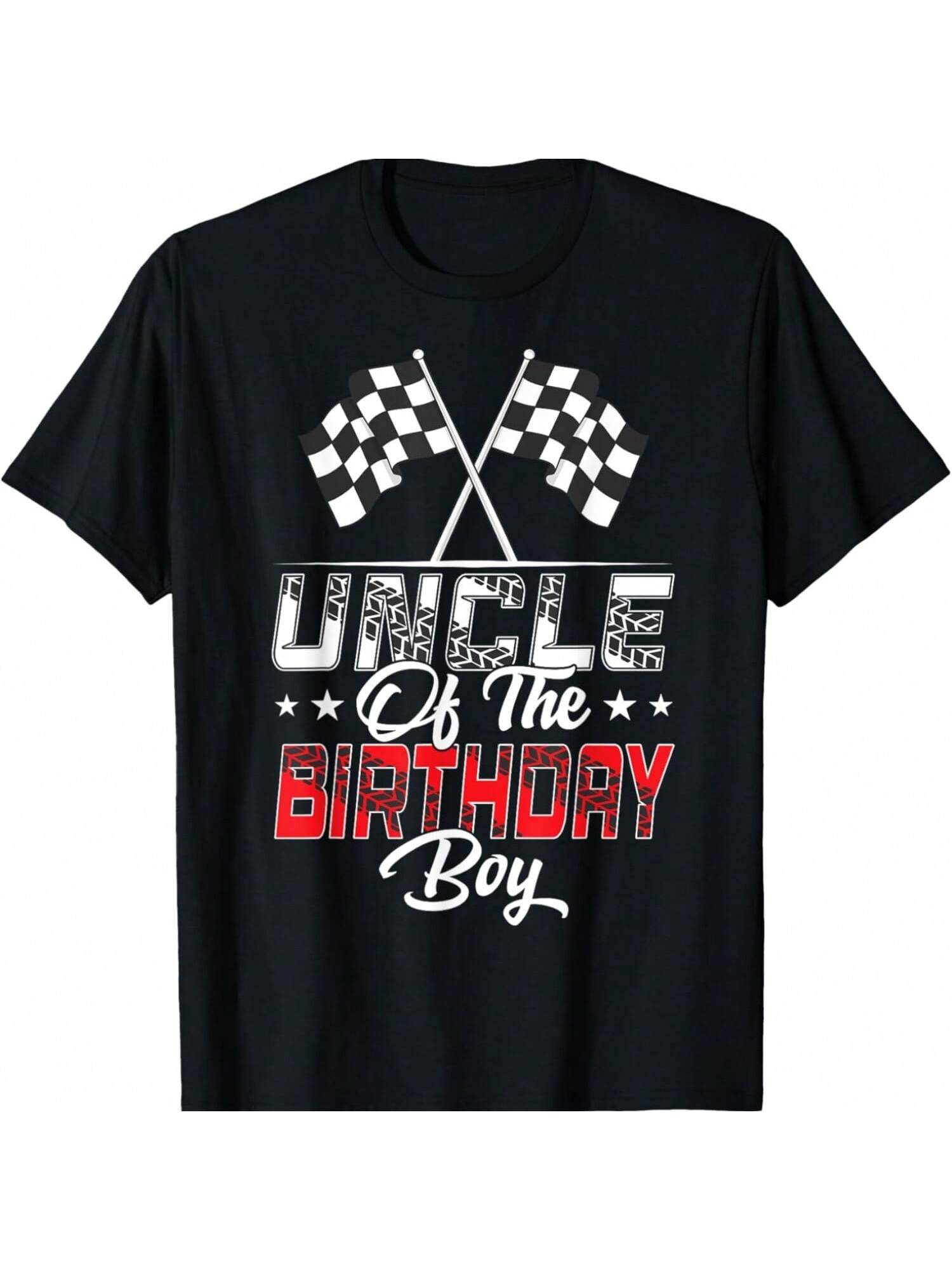 Race Car Uncle Of The Birthday Boy Racing Family Pit Crew T-Shirt S