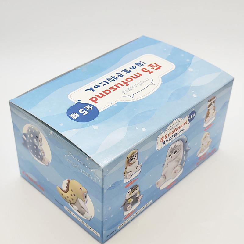 Modell Mofusand Katze in Meereslebewesen-Kleidung niedliche Schreibtischdekoration Actionfigur Pinguin Otter Kindergeschenk
