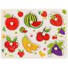 Wooden 3D Educational Grasping Board & Puzzle for Children: Animal & Fruit Theme Cognitive Toy